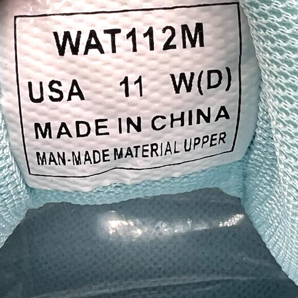 11W 11 WIDE WIDTH Propet Travelbound Spright Light Blue Knit Comfort Sneakers - Picture 12 of 12